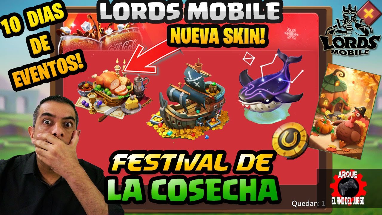 HARVEST FESTIVAL EVENTS ARQUE LORDS MOBILE 2025 🤩🎁✅