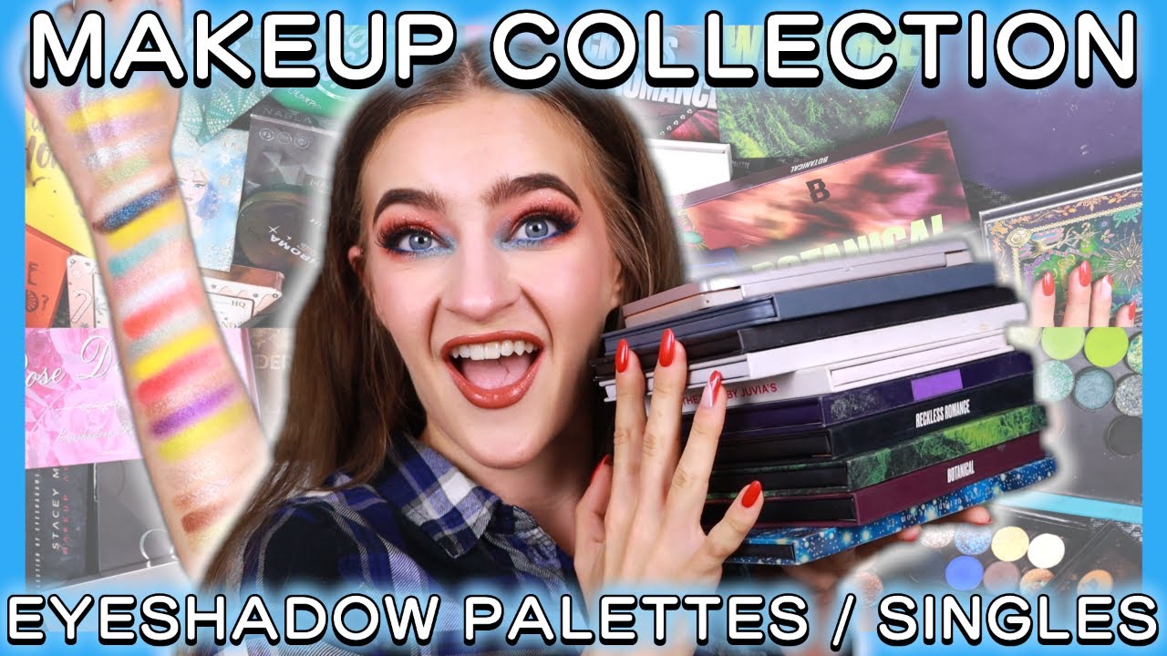 HUGE MAKEUP COLLECTION AND INVENTORY - EYESHADOW PALETTES! #makeupcollection #inventory #eyeshadow