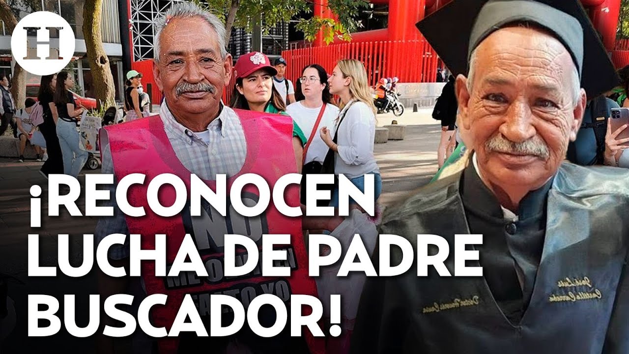 &iexcl;15 a&ntilde;os sin rendirse! Padre de Esmeralda, joven desaparecida, recibe Honoris Causa por su lucha