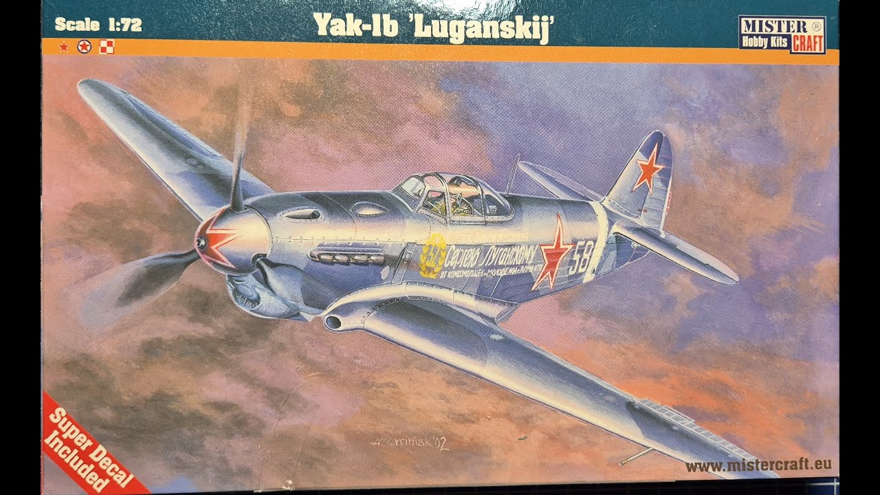 Yakovlev Jak -1b "Luganskij" - Mistercraft 1/72