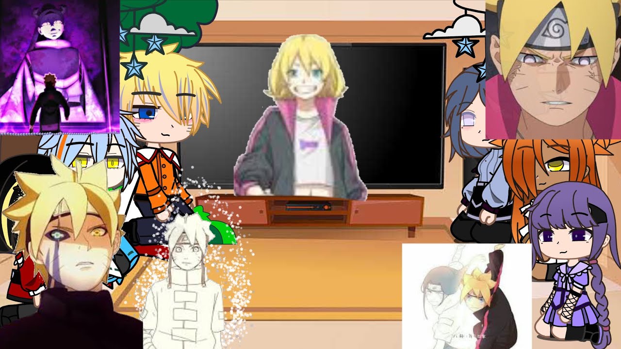 Boruto character's react to boruto's AU's ( not bad apple & not original)