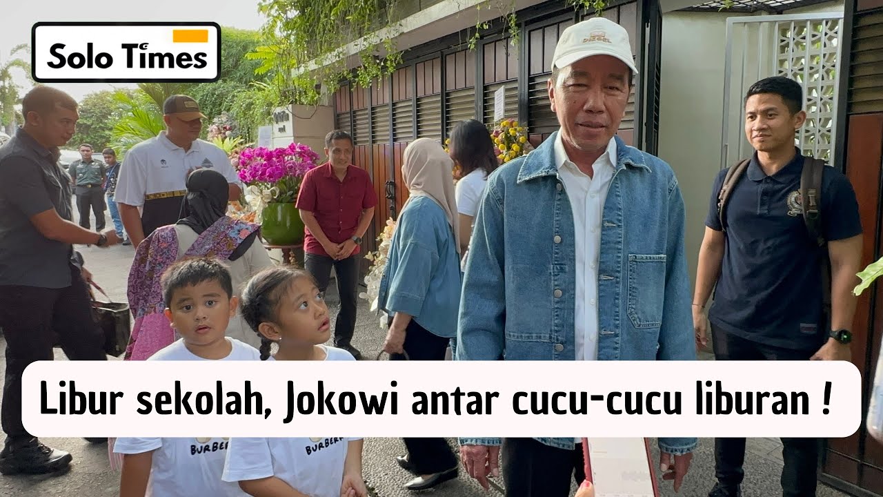 Sudah Membaik! Jokowi Antar Anak2 Kahiyang Liburan.