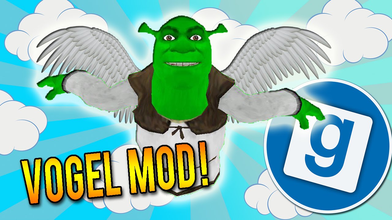 Gmod Vogel Mod - DER FLIEGENDE SHREK (Garry´s Mod Funny Moments Deutsch/German)