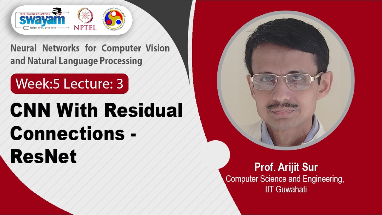 Lec-19: CNN With Residual Connections - ResNet