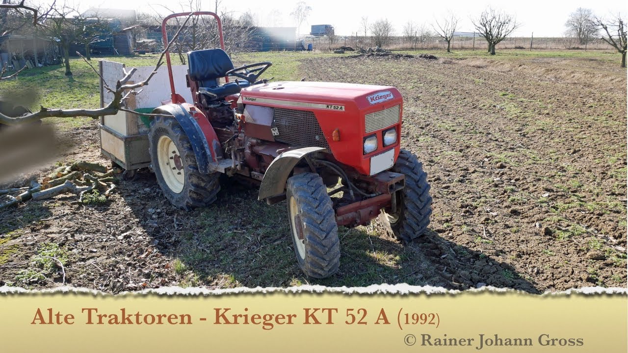 Alte Traktoren - Krieger KT 52 A (1992)