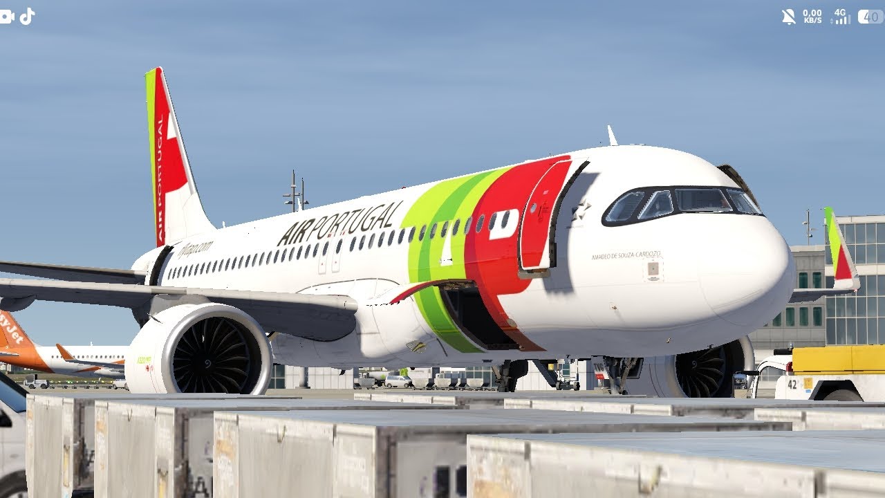 Voo dusseldorf a Porto aeroflyglobal FS