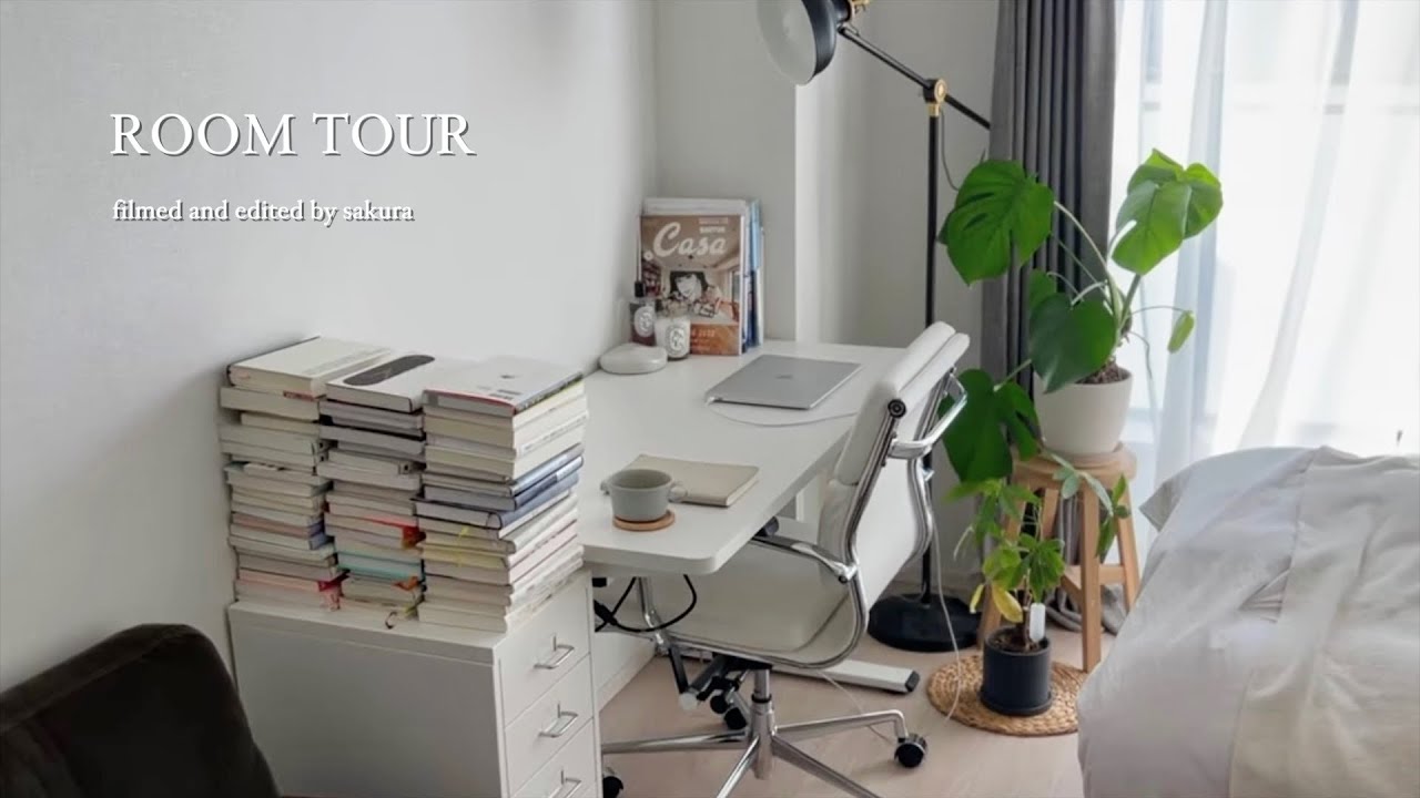 Room tour｜一人暮らしルームツアー、1K8畳のお部屋紹介｜心休まる空間作り🏠🌿