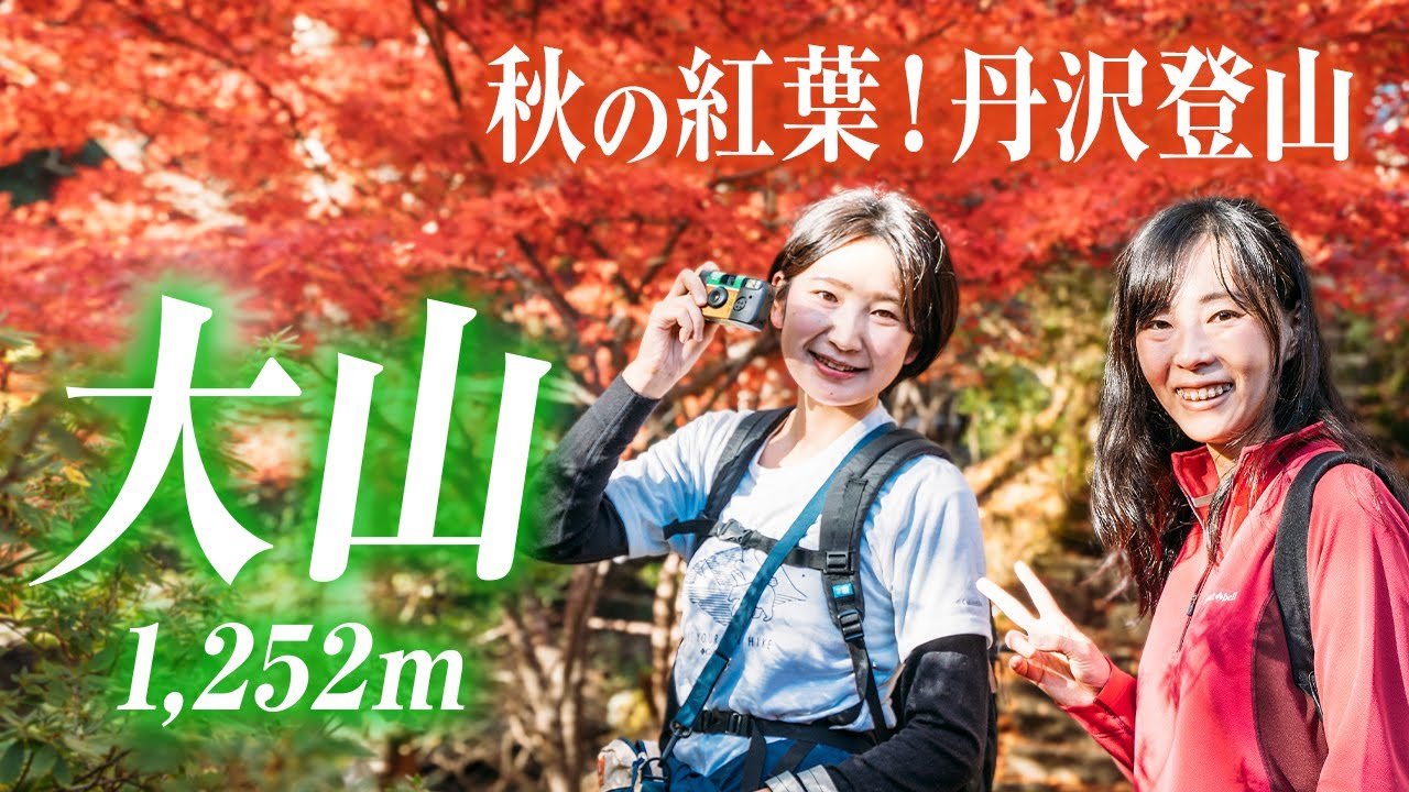 【丹沢大山】登山初心者の定番！紅葉シーズンの大山は激混み！