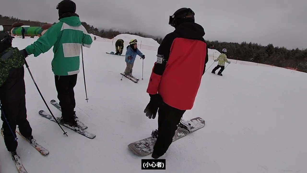 【スノボ】成長するローアングルおじさん【Vlog】