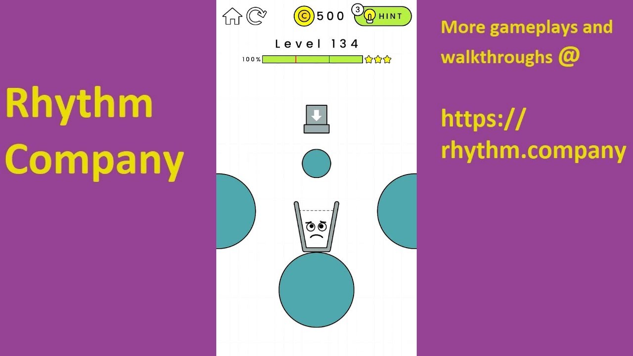 Happy Glass Walkthrough Solution Level 134