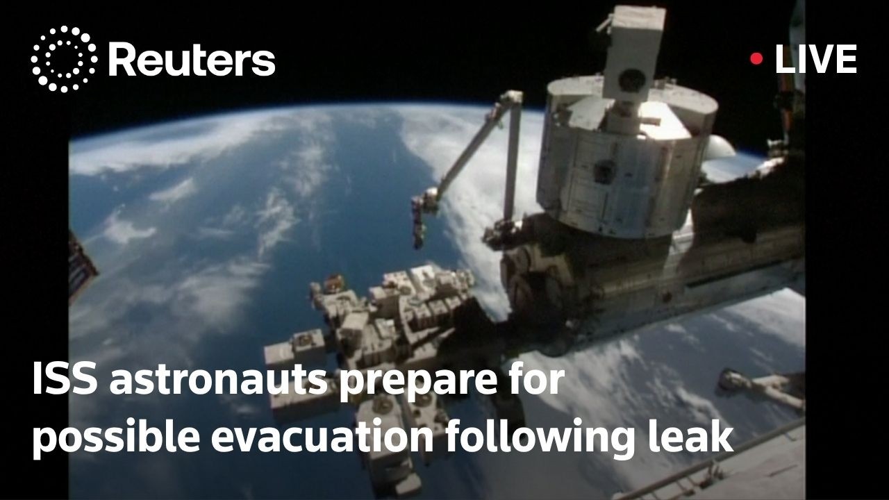 LIVE: ISS astronauts shelter in spacecraft for possible evacuation following leak reports