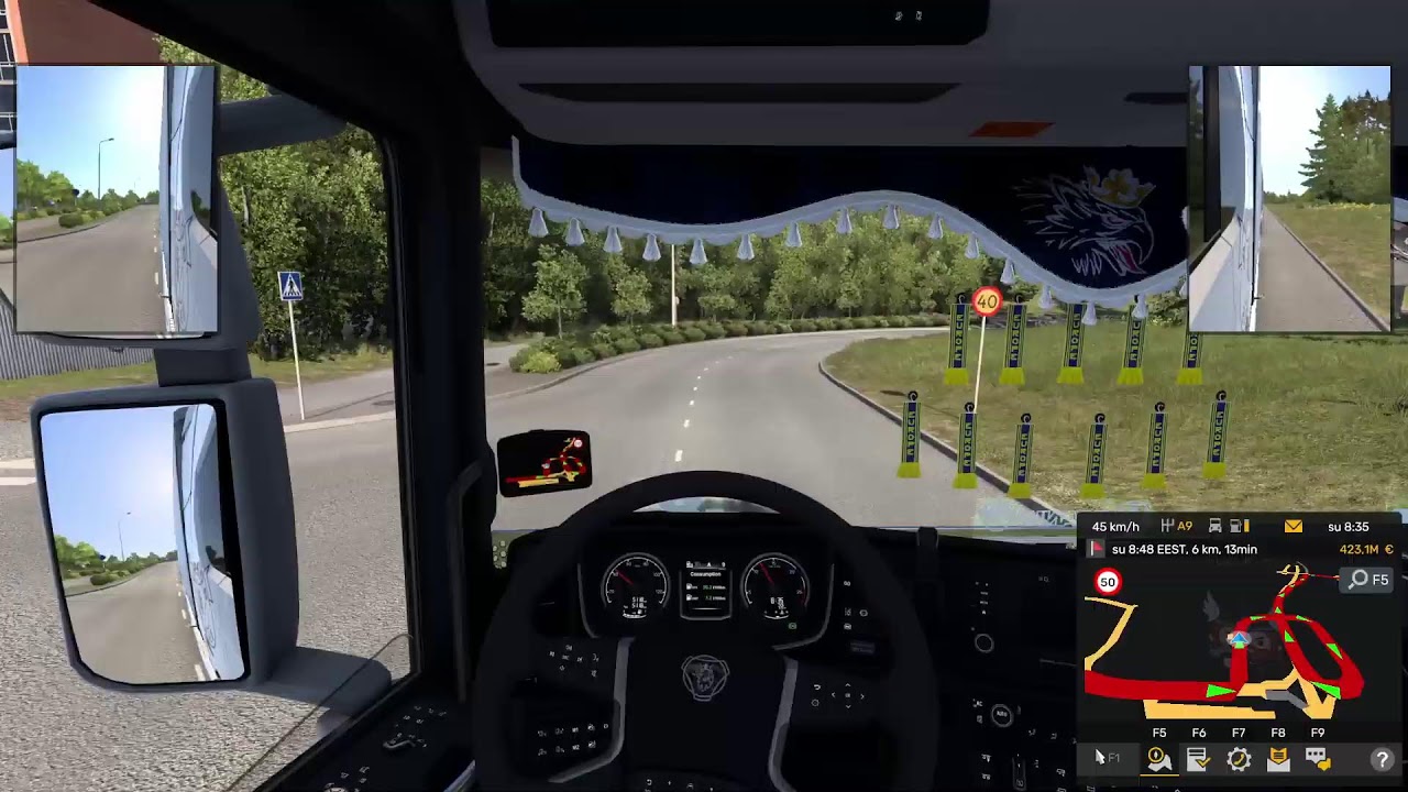 ETS2 Nordic Horizon Lahti Jyväskylä Kuorma auton vanteet