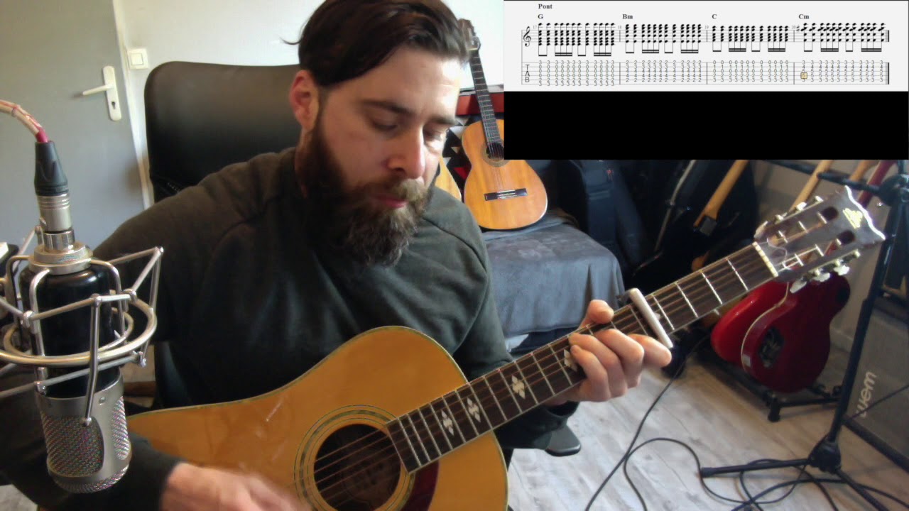 Tuto Guitare - Comme si c'était hier de Gauvain Sers (Paroles+Accords et Tablature)