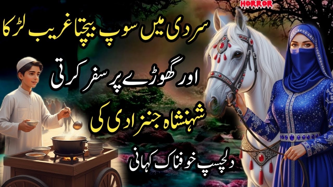 Soup Bechta Ghareeb Larka Aur Shehenshah Jinzadi | Urdu Horror Fantasy Emotional Story