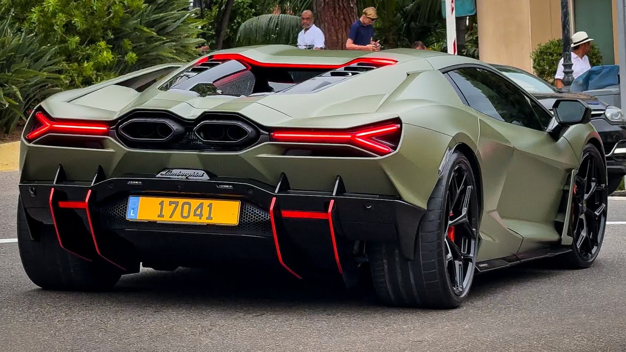 Best of LAMBORGHINI in Monaco 2025 | Revuelto, Aventador SVJ, Urus SE, Huracan Tecnica, STO