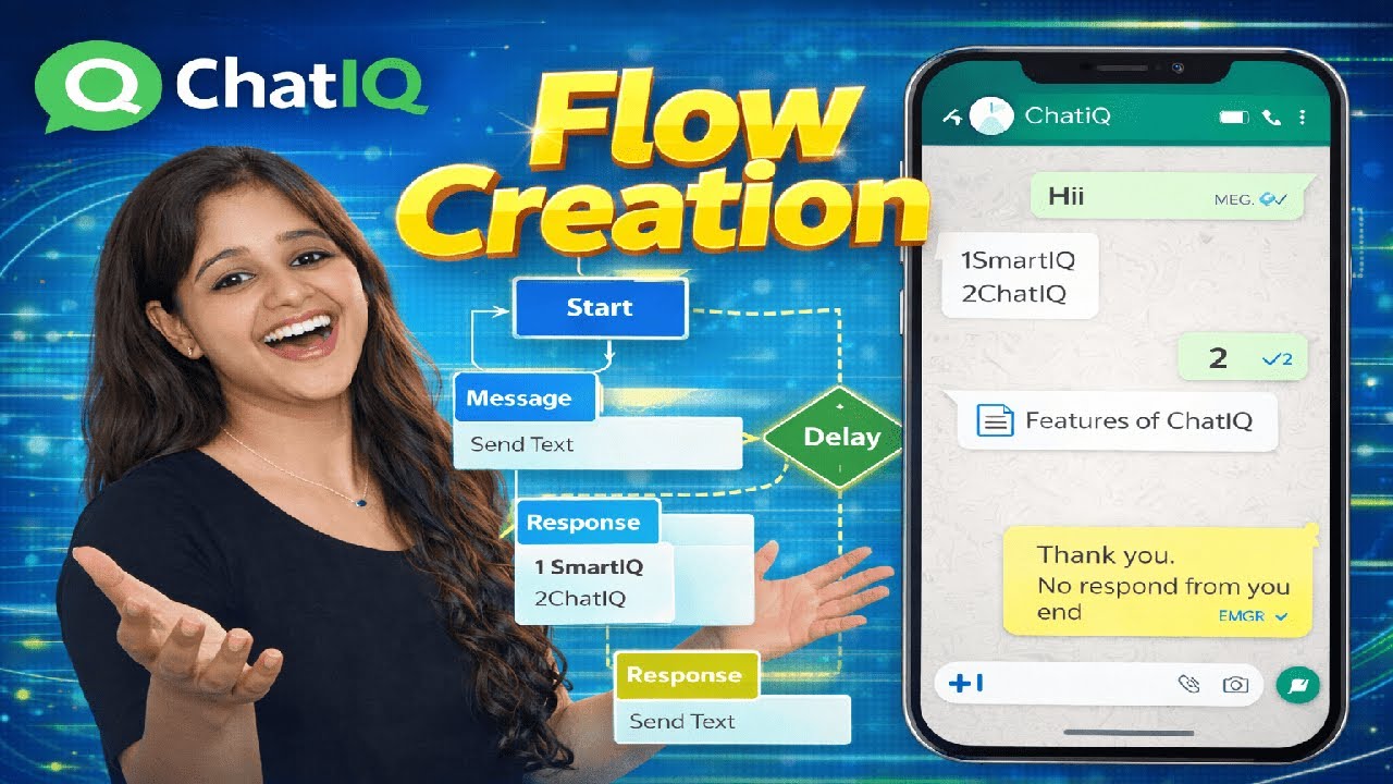 Build WhatsApp Flow Easily Using ChatIQ|(Hindi)| WhatsApp Automation