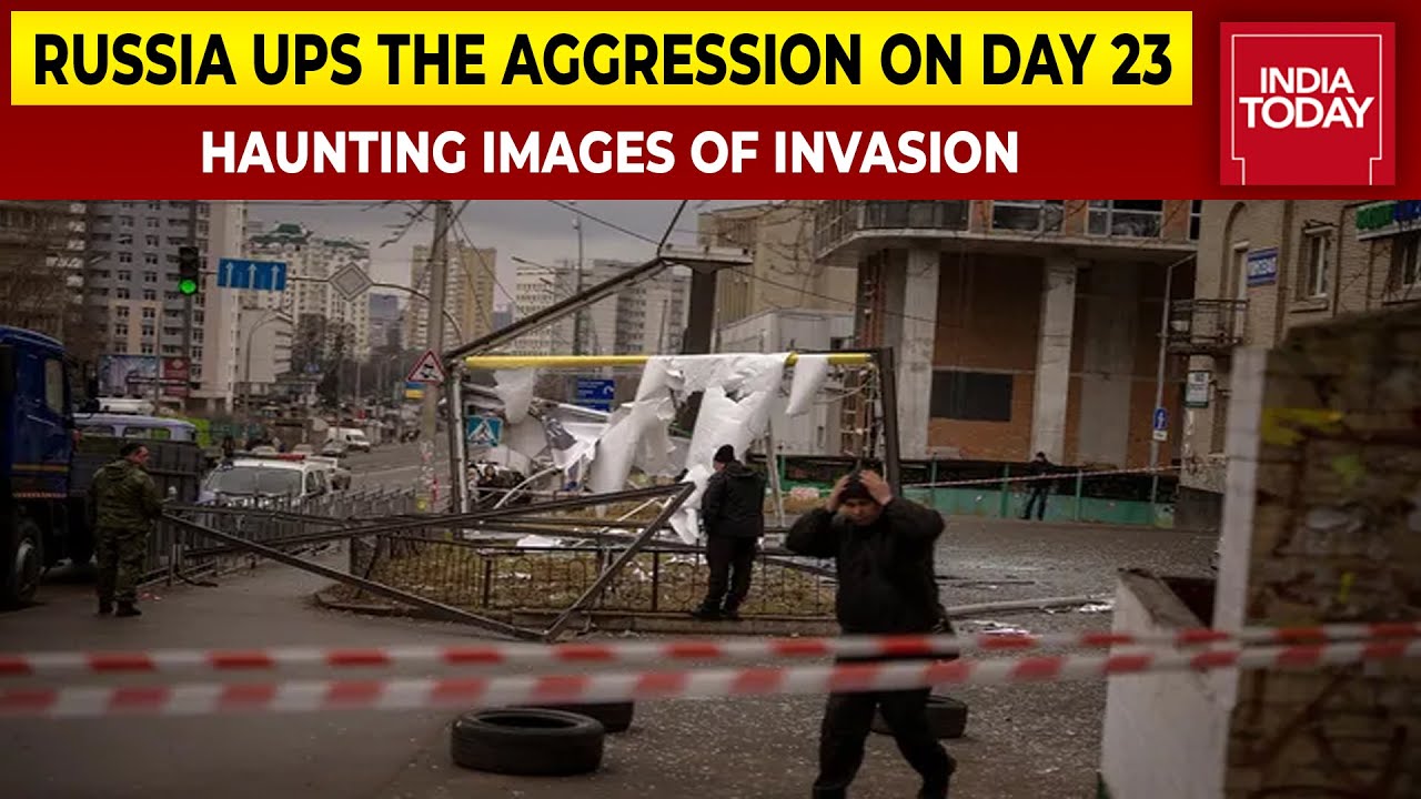 Ukraine Capital Kyiv Under Siege; Civilian Hit By Invaders In Kyiv | Haunting Images Of Invasion