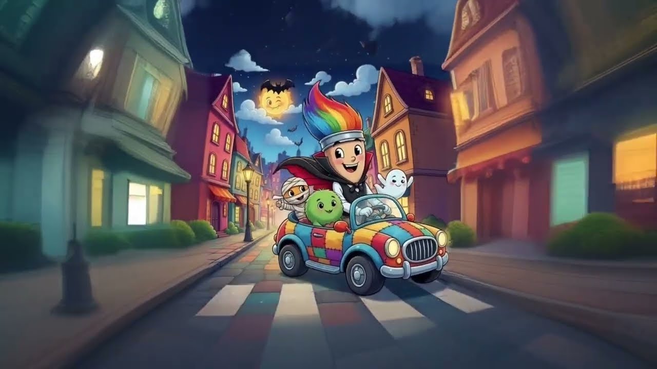 Halloween del Mondo a Colori 🎃🎨 | Canzoni per Bambini con Giotto