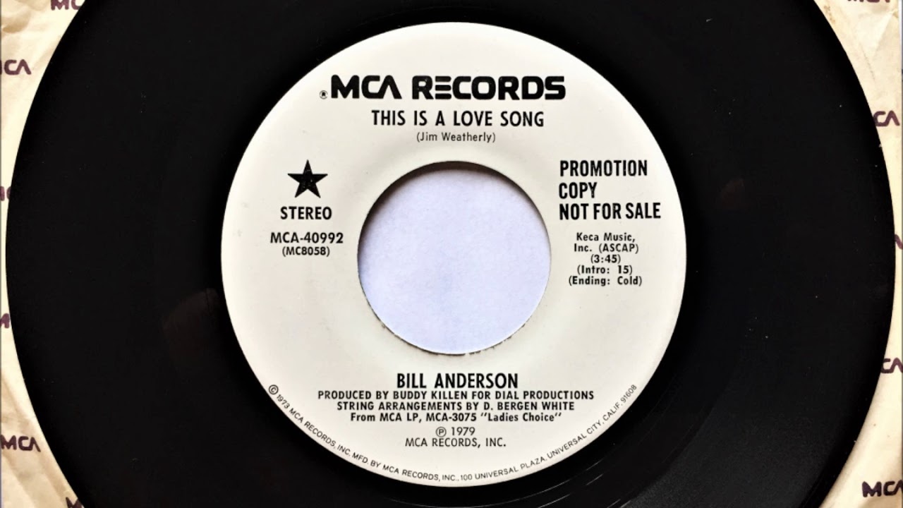 This Is A Love Song , Bill Anderson , 1979
