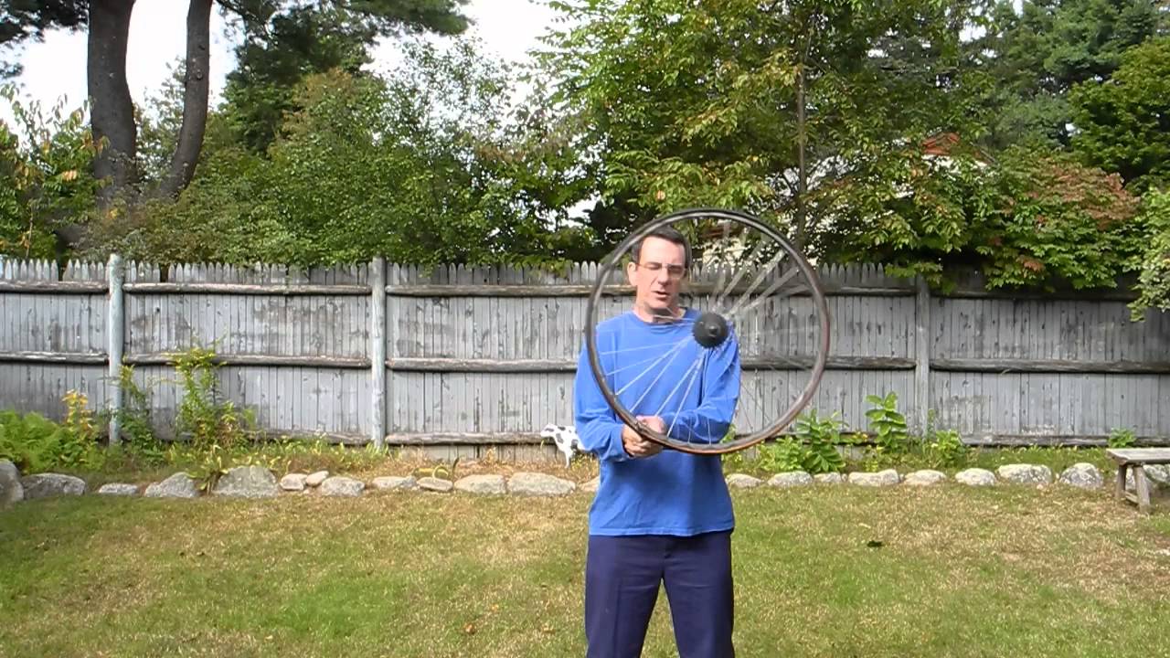 Remove a glued tubular bicycle tire.