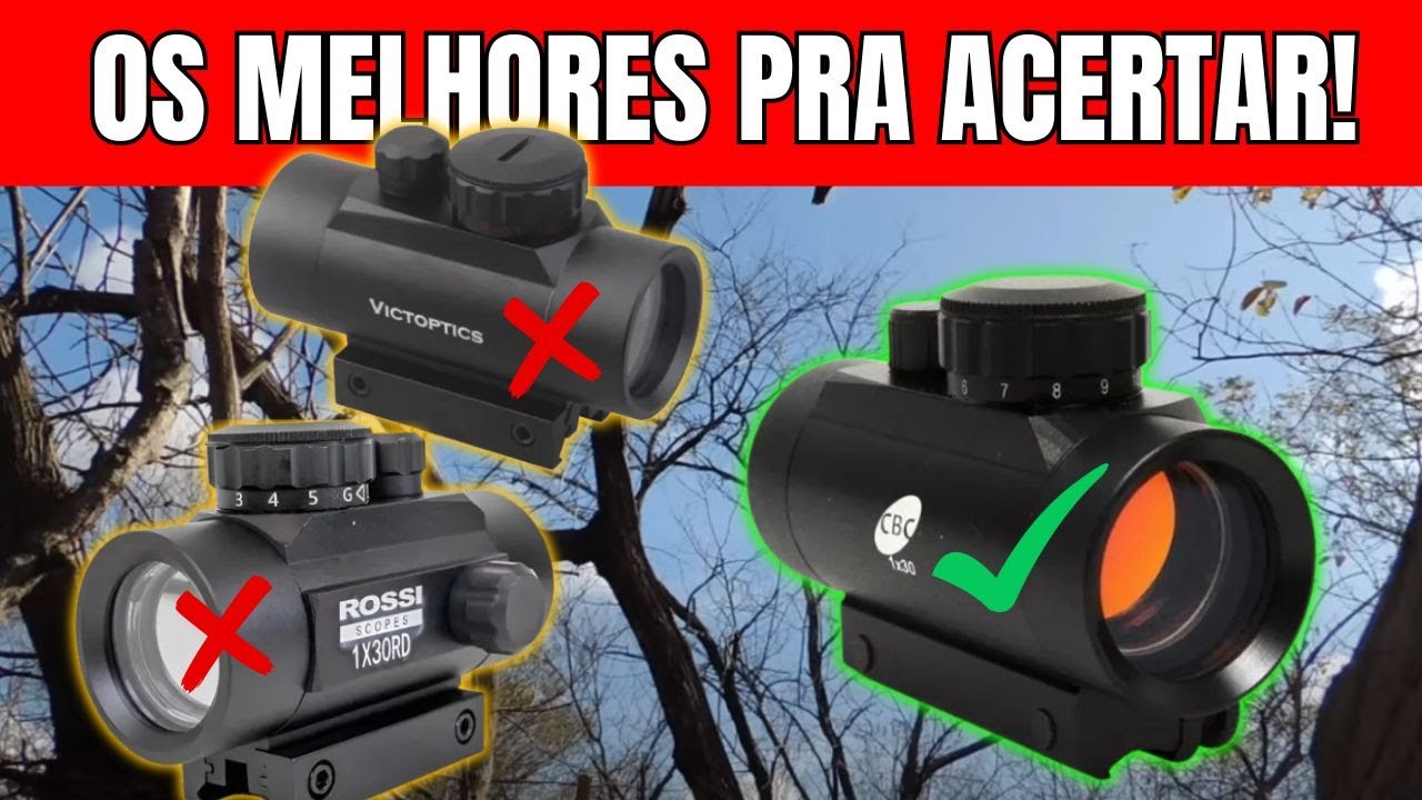 3 RED DOTS PRA ACERTAR AS MANGAS DE PRIMEIRA 