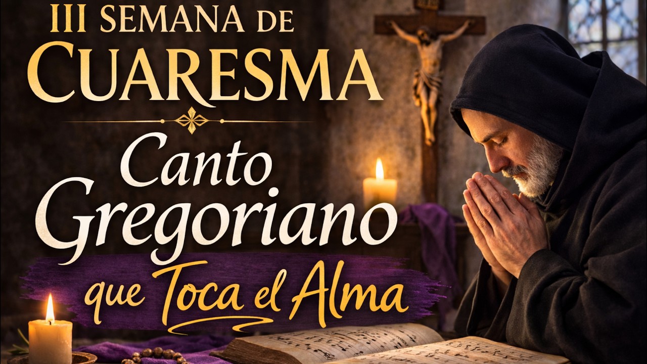 ✝️ III Semana de Cuaresma | Canto Gregoriano que Toca el Alma