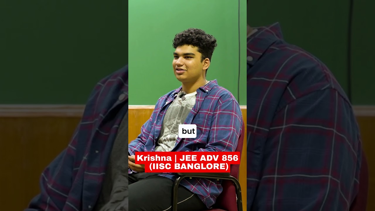 Why This 856 Rank Holder Skipped IIT&mdash;Surprising Reasons! | #iiscbangalore #competishun