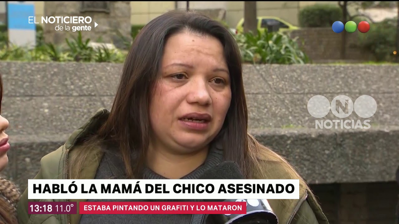 Estaba pintando un grafiti y lo mataron - El noticiero de la gente