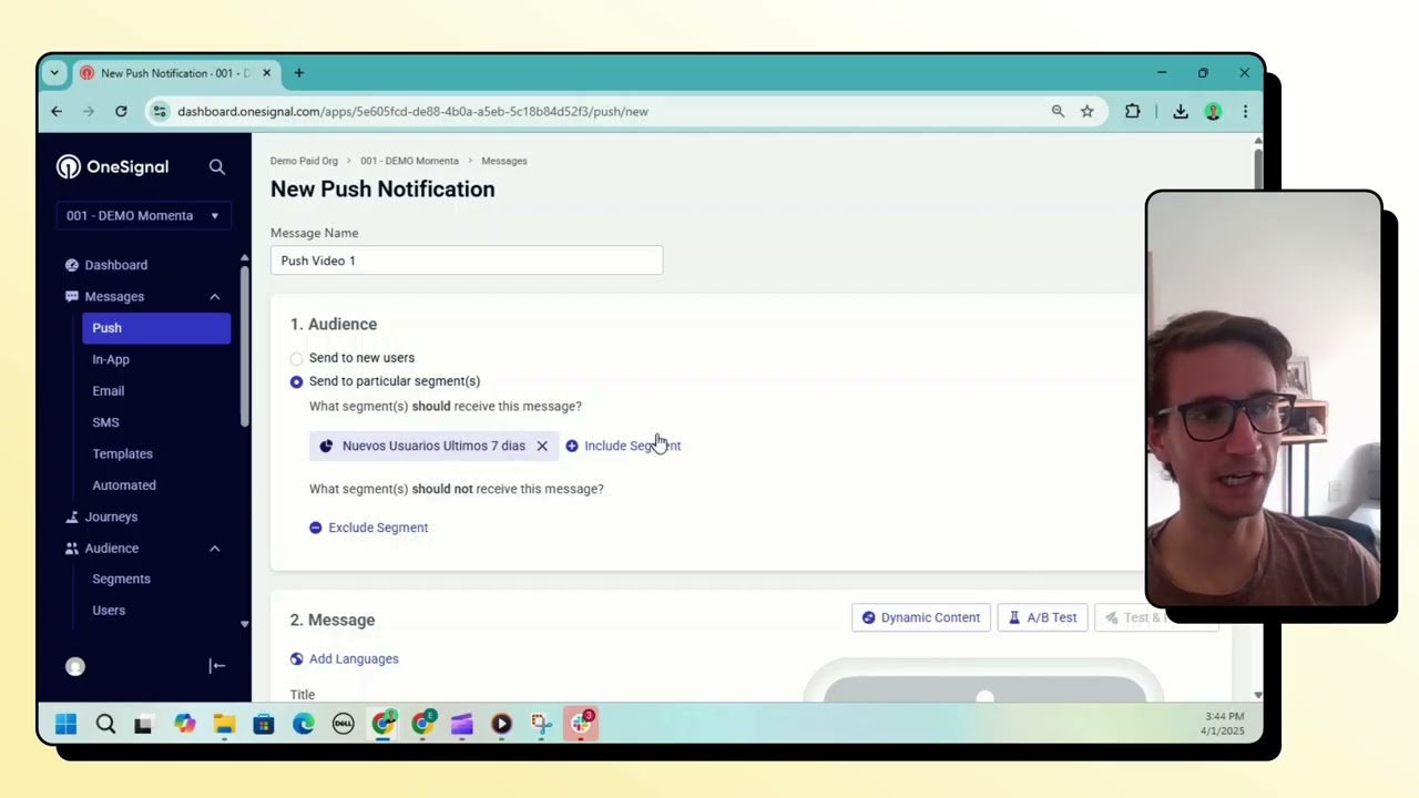 OneSignal desde Cero #1: Cómo mandar tu primera Push