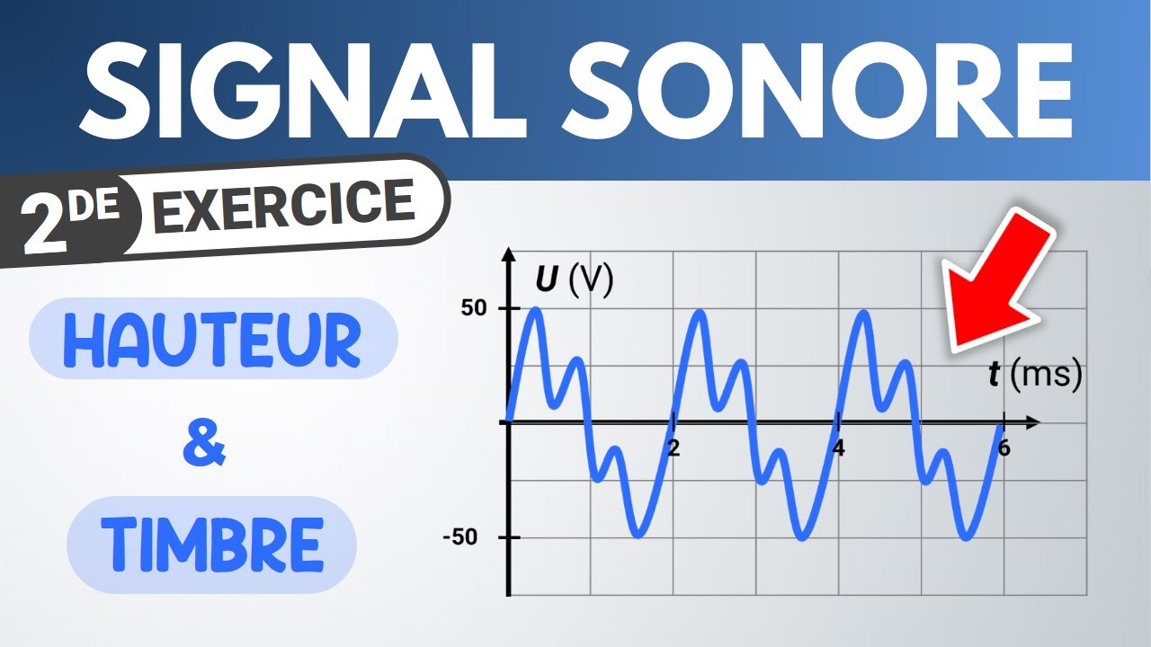 Signal sonore (son) : hauteur et timbre | Seconde | Physique