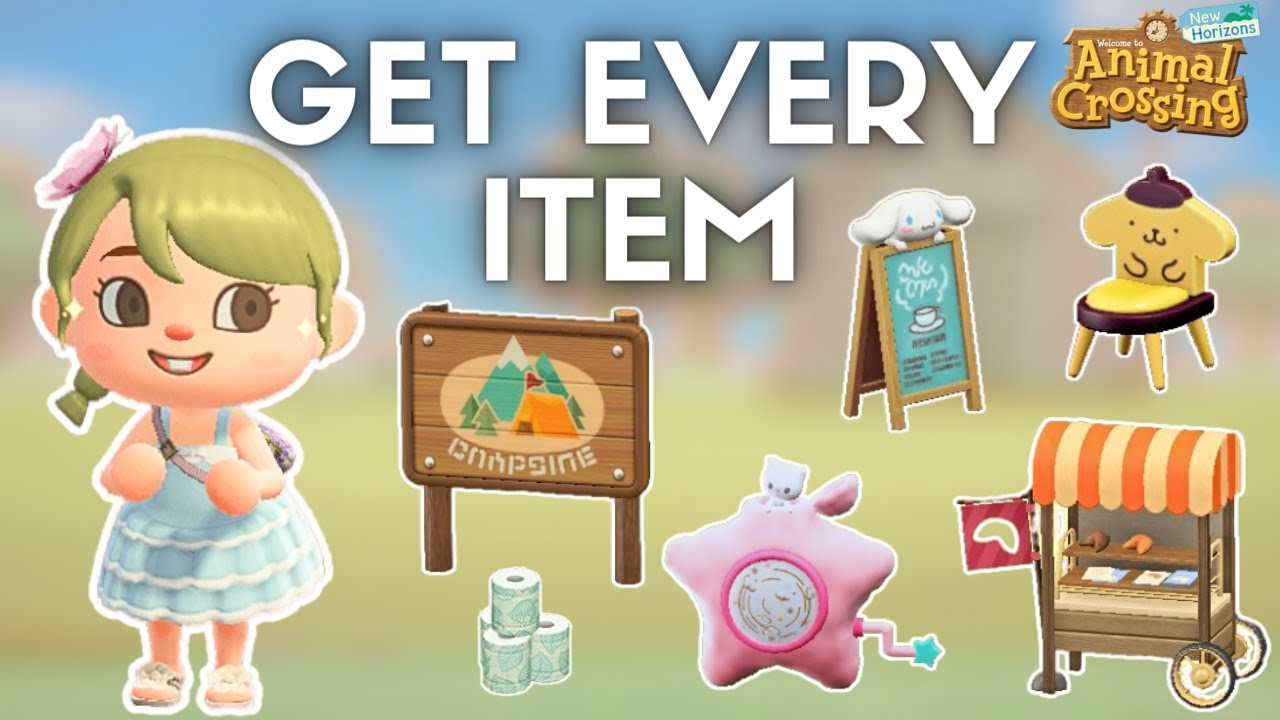How to get every possible item in Animal Crossing New Horizons