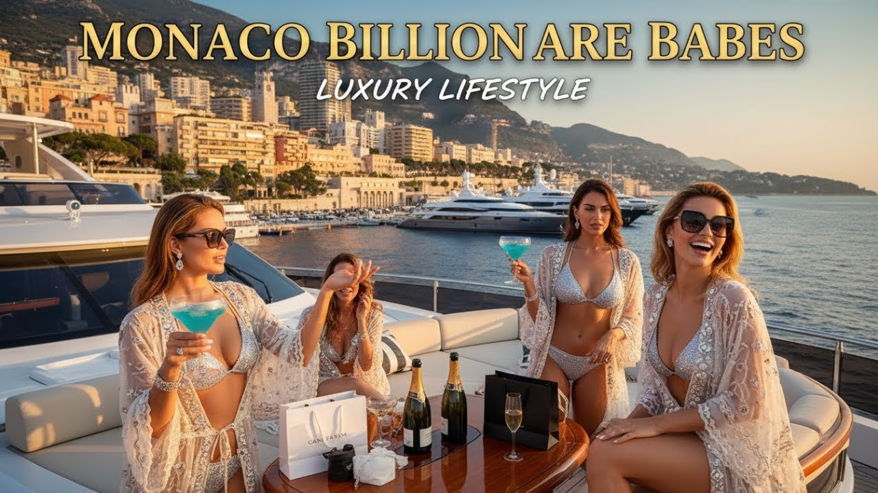 MONACO LADIES BEST SUPERCAR ARRIVALS & BILLIONAIRE LUXURY LIFESTYLE
