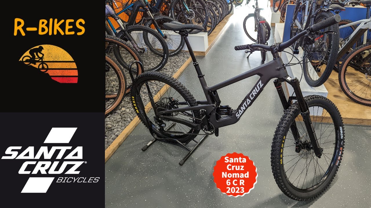 New Carbon bike from Santa Cruz Nomad CR Kit 2023 WALK-AROUND #santacruz #newvideo