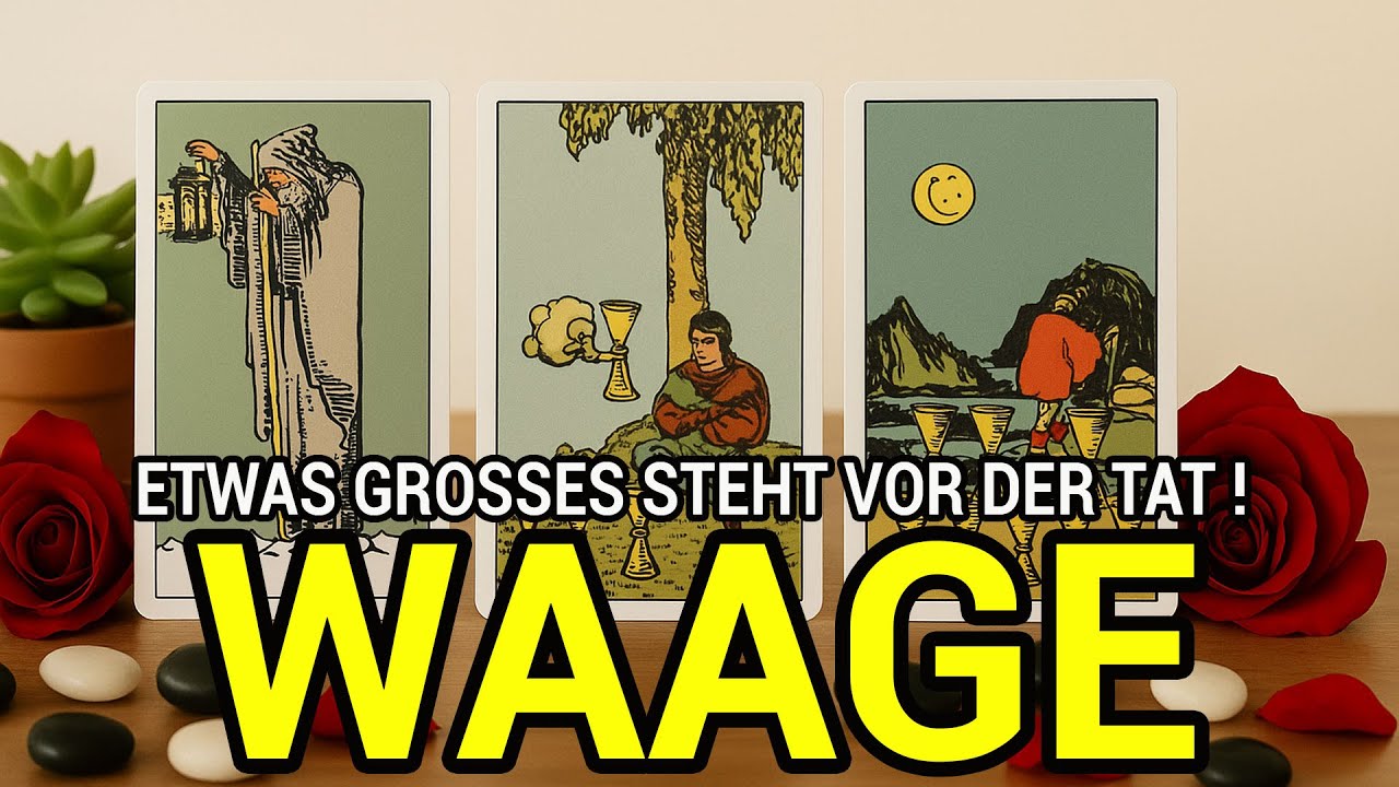 WAAGE♎️ ETWAS GROSSES STEHT VOR DER TAT! JEMAND VERMISST DICH, SUCHT ABER VERZWEIFELT NACH LIEBE