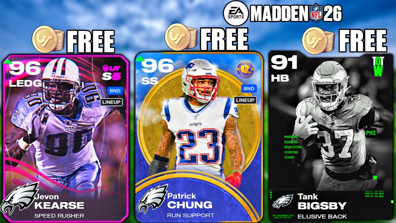 BEST BUDGET CARDS TO USE FOR THE EAGLES THEME TEAM!!! MADDEN 26
