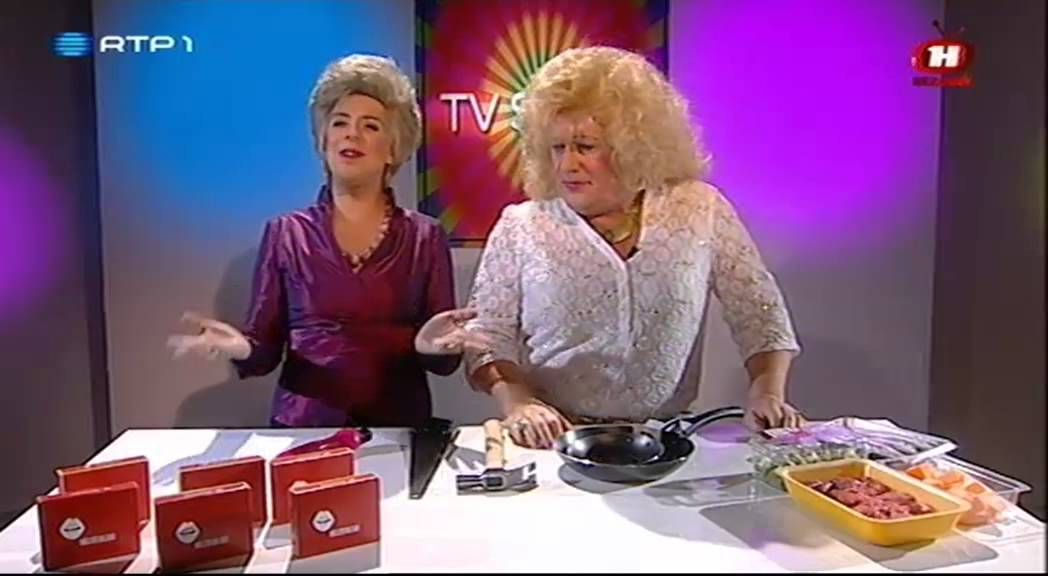 TV Shop com Ana Lizete e Guida -- Frigideiras Godzilla -- Herman 2013