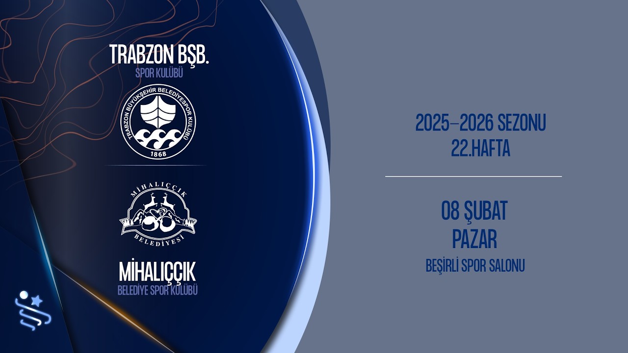TRABZON BŞB. SK - MİHALIÇÇIK BLD. SK - ARDVENTURE ERKEKLER SÜPER LİGİ 22.HAFTA