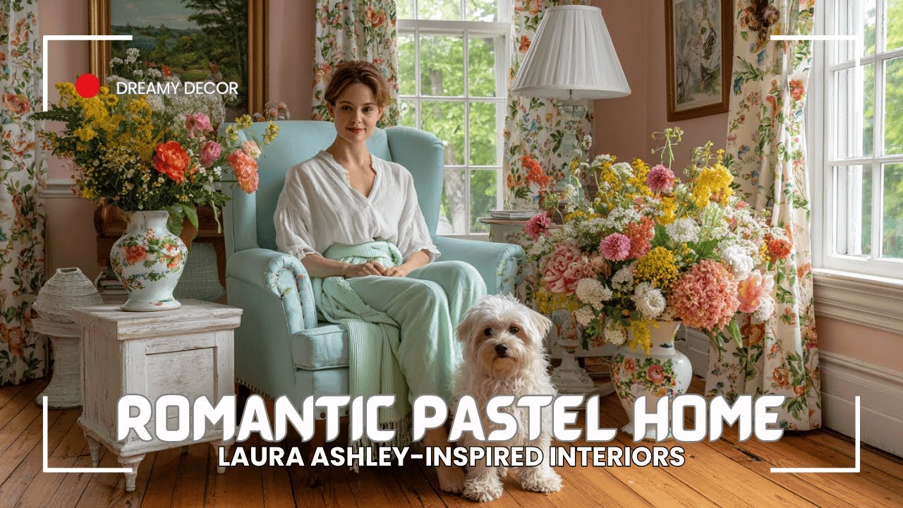 Pastel Home Aesthetic Tour | Inspired by Laura Ashley&rsquo;s Soft & Romantic Interiors