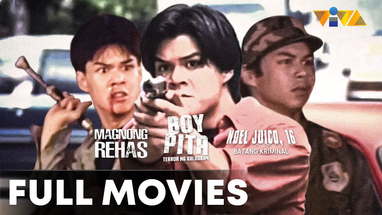Magnong Rehas, Boy Pita, Terror ng Kalookan, & Noel Juico, 16: Batang Kriminal | VIVA MOVIE MARATHON