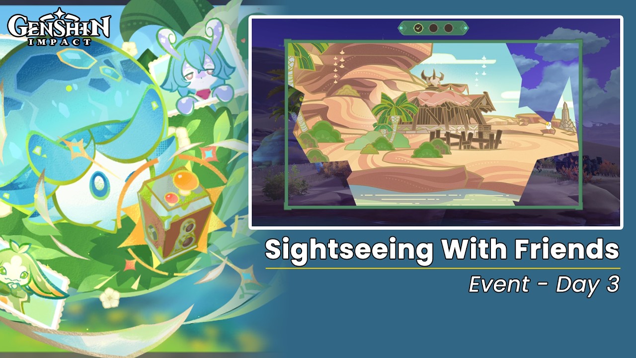 Genshin Impact - Event: Sightseeing With Friends (Day 3)