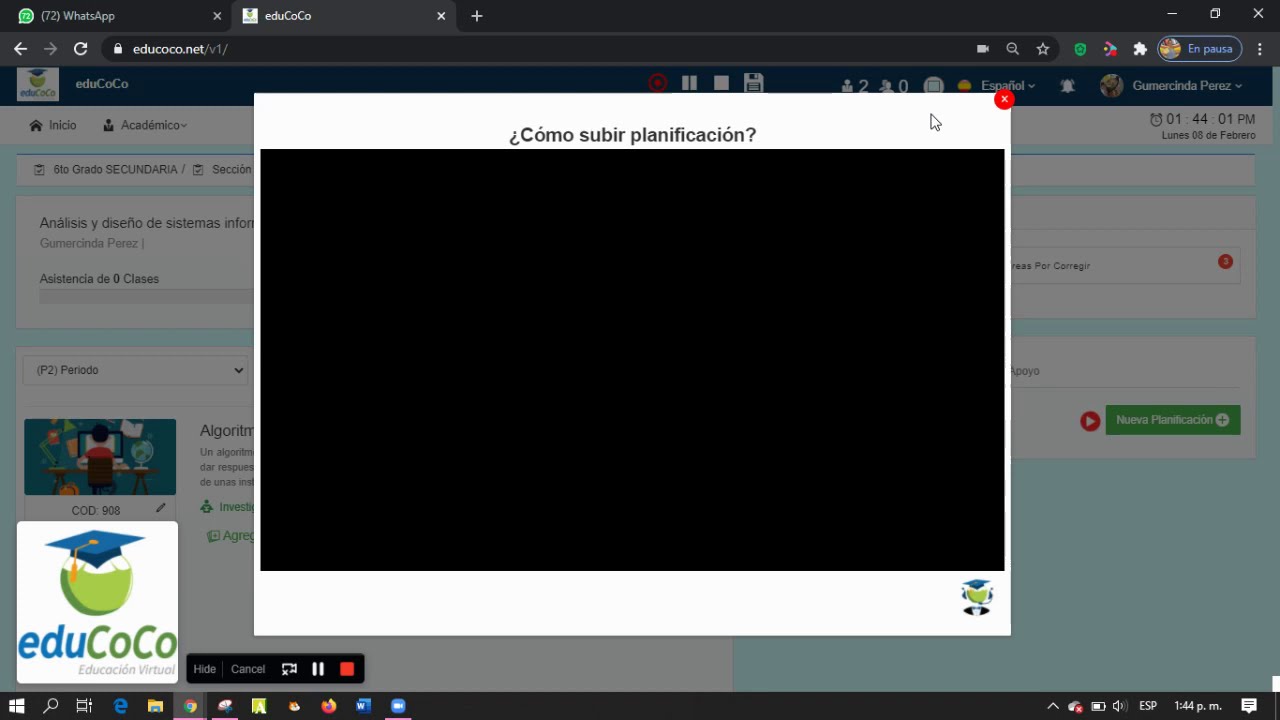 eduCoCo « Identificando videos de apoyo dentro de la plataforma.