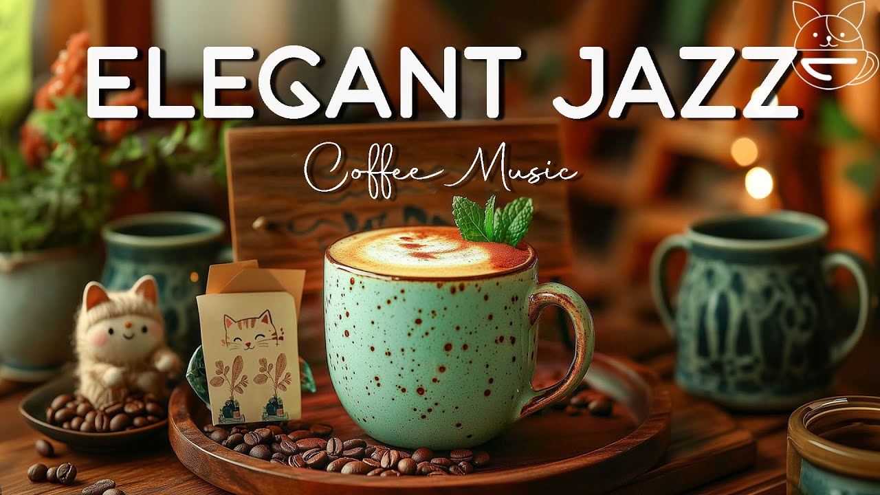 Джазовый Кофе ☕ Расслабляющий утренний джаз и элегантная босса-нова для учебы и работы