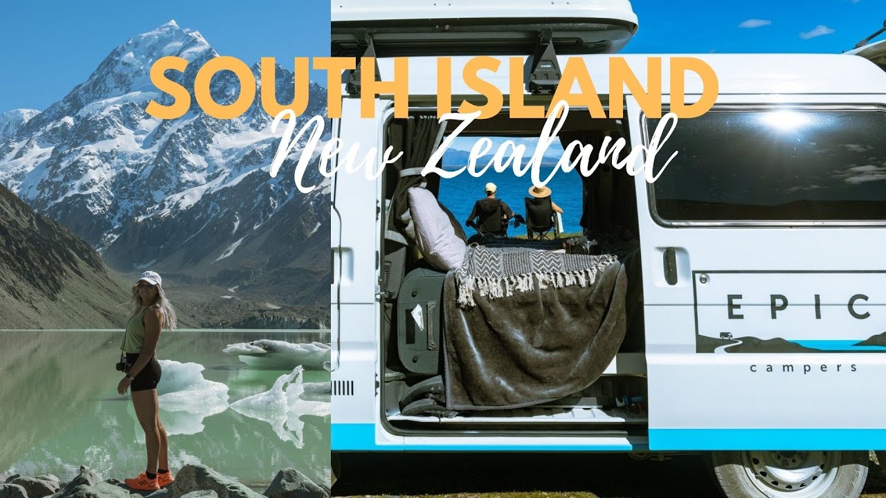 New Zealand South Island camper van travel 2021