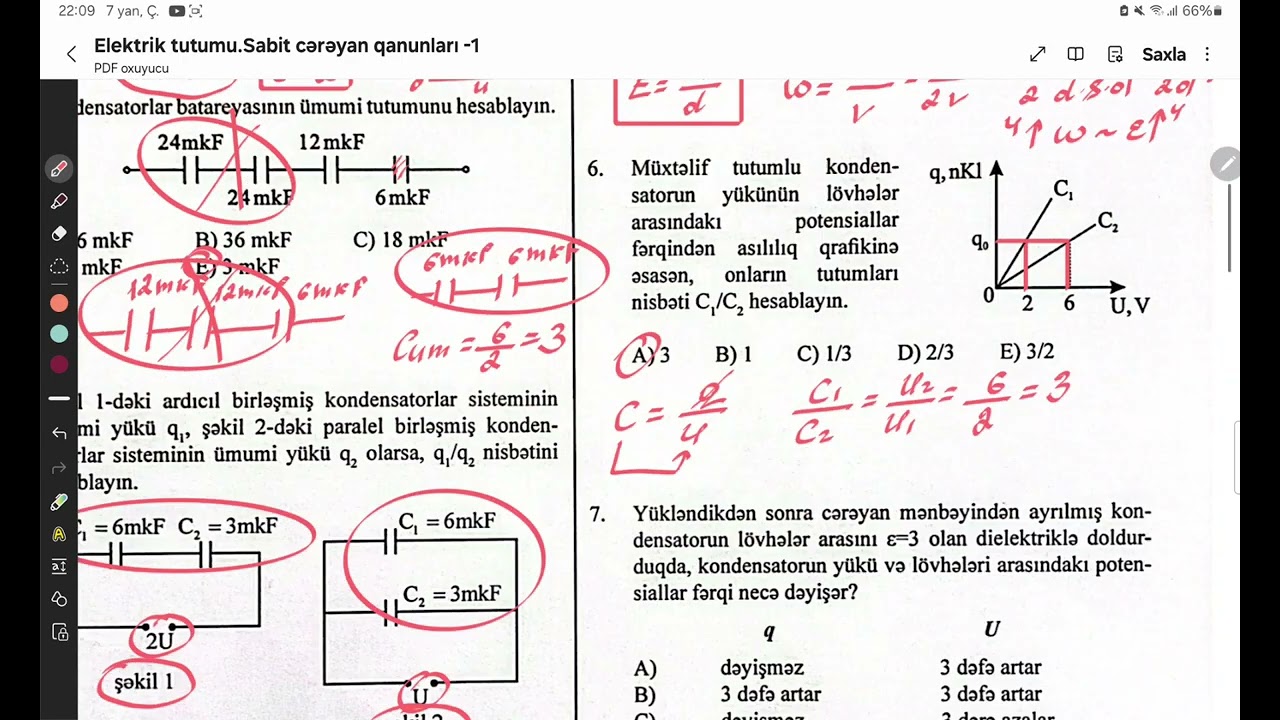 Elektrik tutumu.Sabit cərəyan qanunları 11-ci Sinif 15 suallıq kuizin izahı