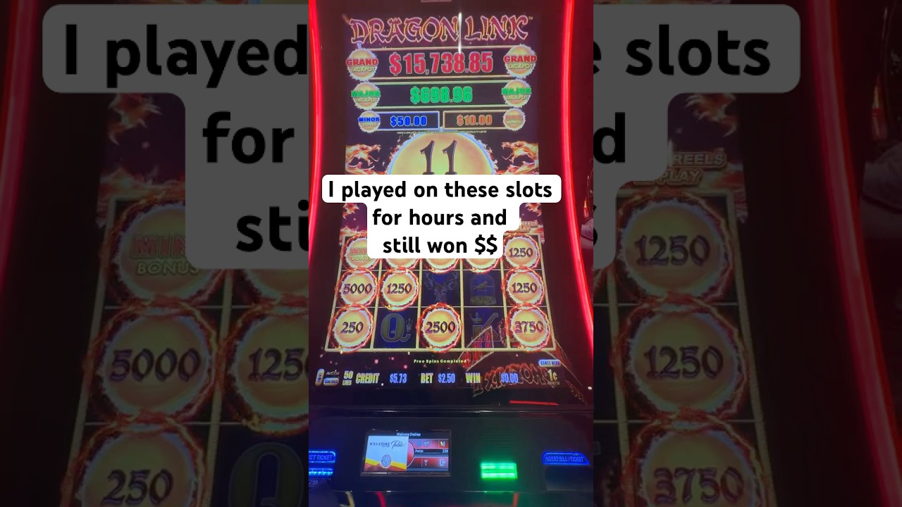Let&rsquo;s go to the casino - I played for 3 hours and won $200! #casino #slots #gambling