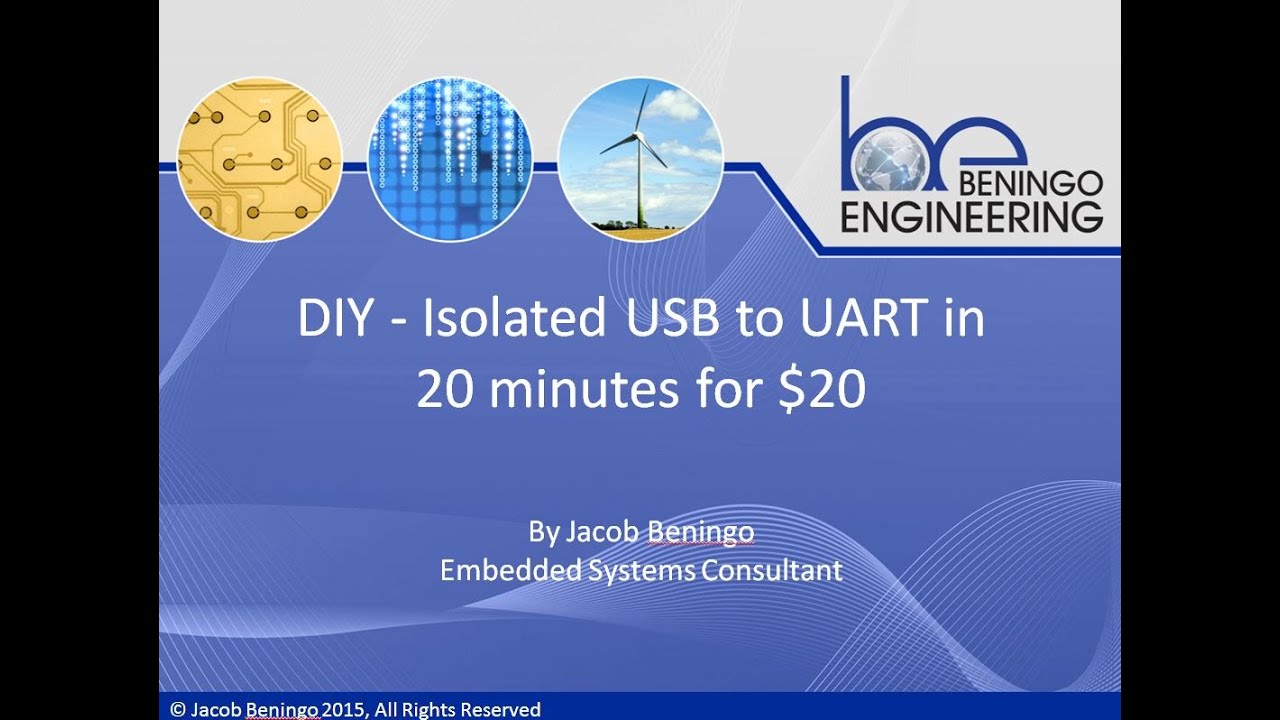 Isolated USB to UART Converter in 20 minutes for $20