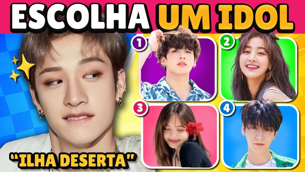 Qual Idol Você Escolhe? 😱 Para Cada Situação! | Quiz K-Pop #2