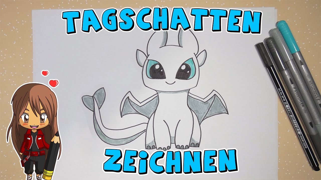 Tagschatten einfach malen für Kinder | ab 10 Jahren | Malen mit Evi | deutsch