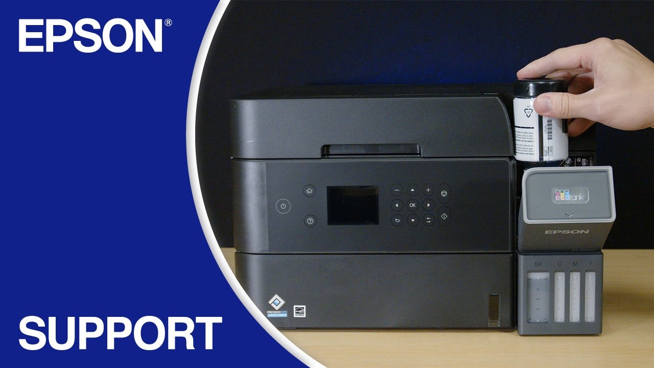 Epson EcoTank ET-3950U | Filling the Ink Tanks