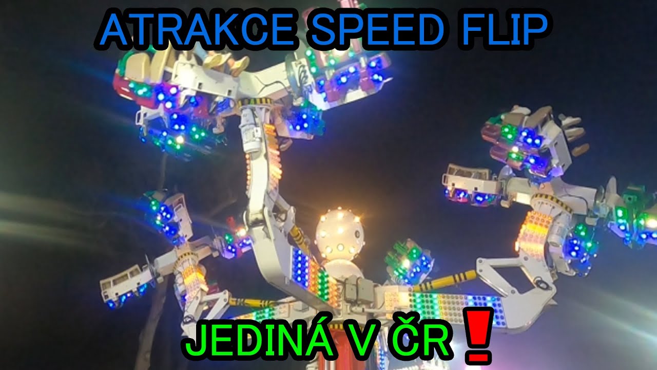 Sedlecká pouť 2024 - atrakce SPEED FLIP OFF-RIDE